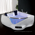 with Marble Step Acrylic Jacuzzi Indoor Corner Bathtub with Seat